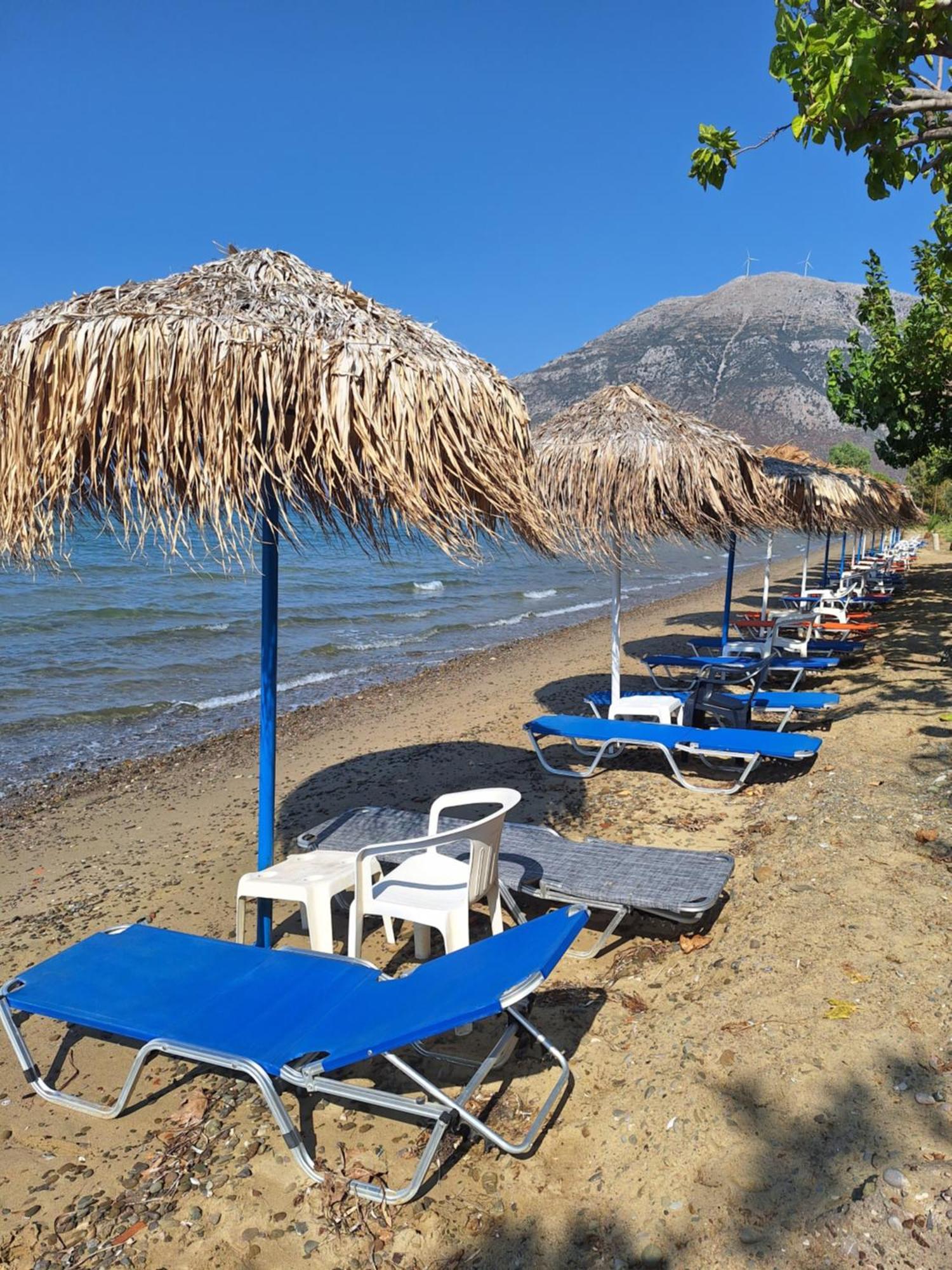 Makinia Beach Nafpaktos Exteriör bild